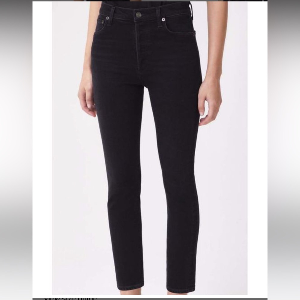 AGOLDE Black Skinny Jeans - Mid-rise - Picture 4 of 11